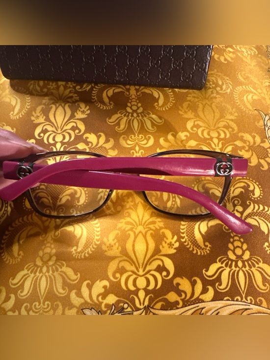 Gucci GG 3683 Cat-Eye Two Tone Glasses with signature GG main image 7